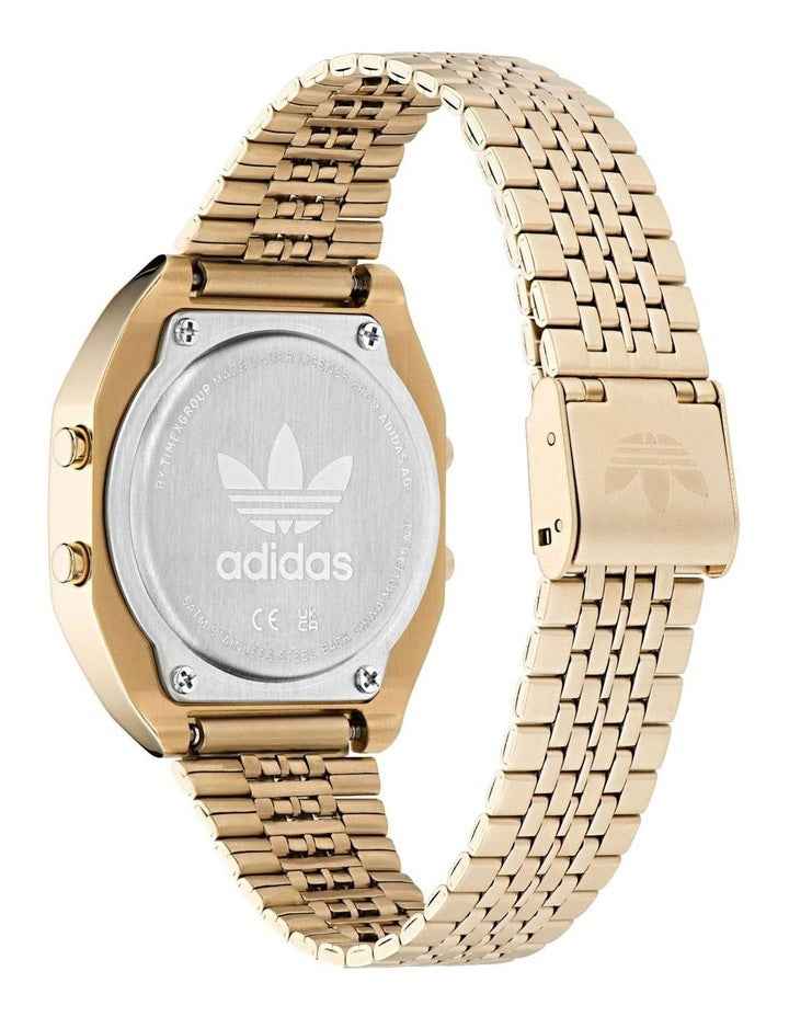 Digital Two Multicolor Mask IP Sst Bracelet in Yellow/Gold