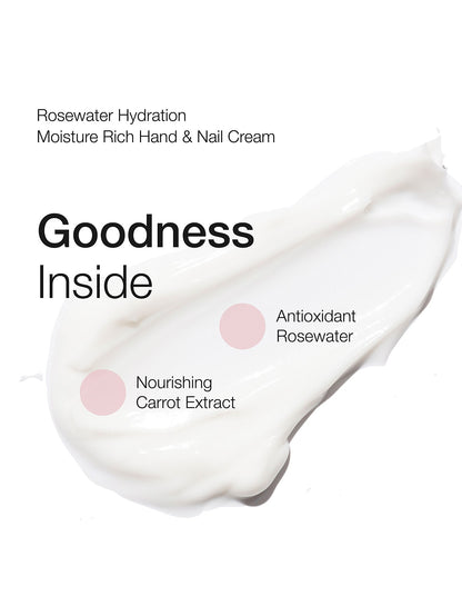 Rosewater Hydration Moisture Rich Hand & Nail Cream 100ml
