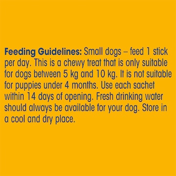 Pedigree DentaStix Small Dental Dog Treats Daily Oral Care Chews 7 pack