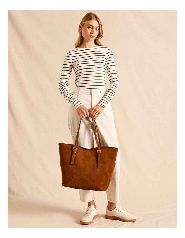 Marlo  Tote Bag in Tan