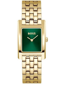 Lucy Qtm Ionic Plated Steel Watch in Gold