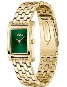 Lucy Qtm Ionic Plated Steel Watch in Gold