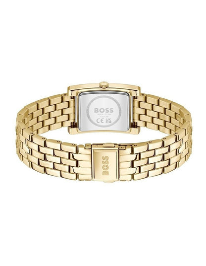 Lucy Qtm Ionic Plated Steel Watch in Gold