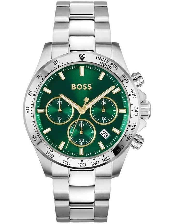 Hero Qtm Stainless Steel Watch in Green