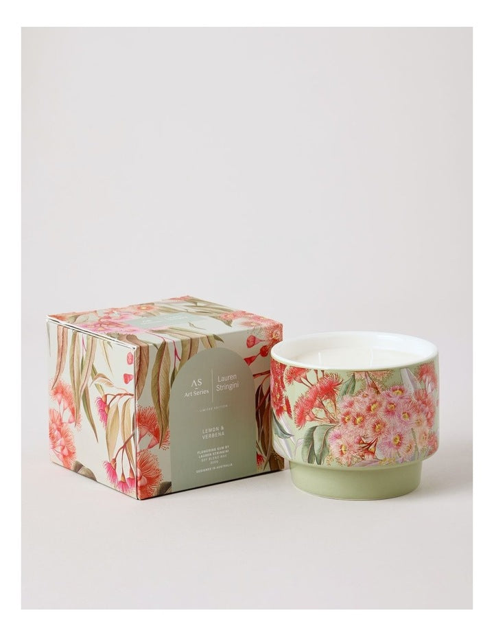 Flowering Gum Candle 350g in Green