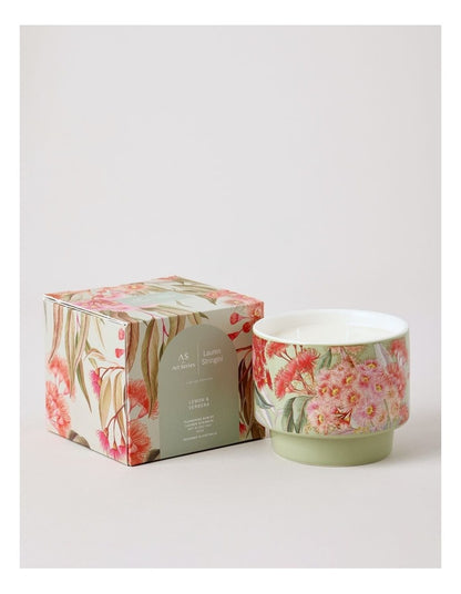 Flowering Gum Candle 350g in Green