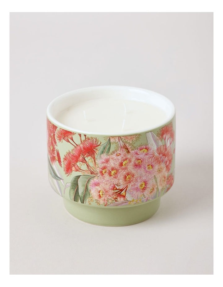 Flowering Gum Candle 350g in Green