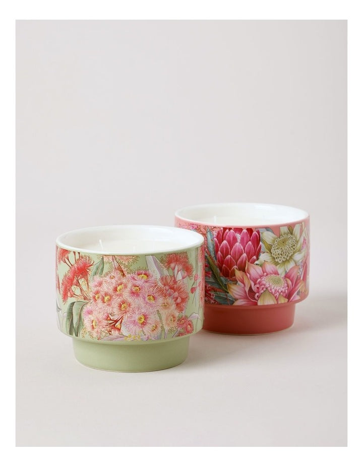 Flowering Gum Candle 350g in Green