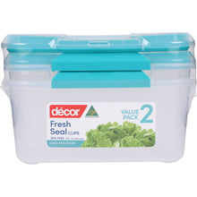 Decor Fresh Seal Containers 3 Litre 2 pack