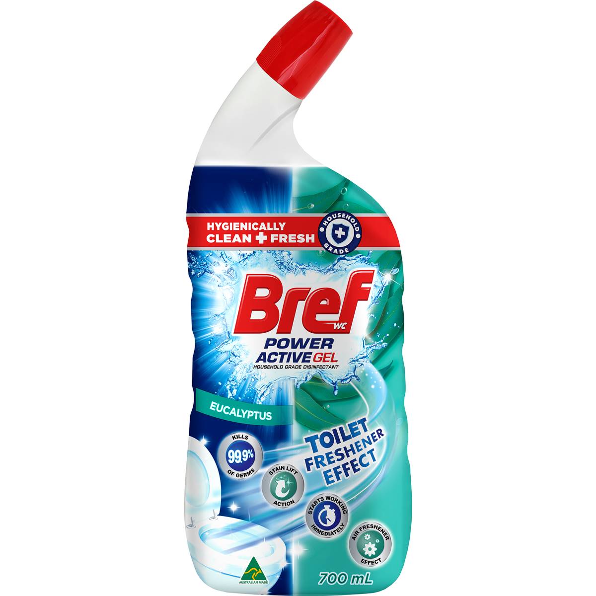 Bref Power Active Eucalyptus Toilet Cleaner Gel 700mL