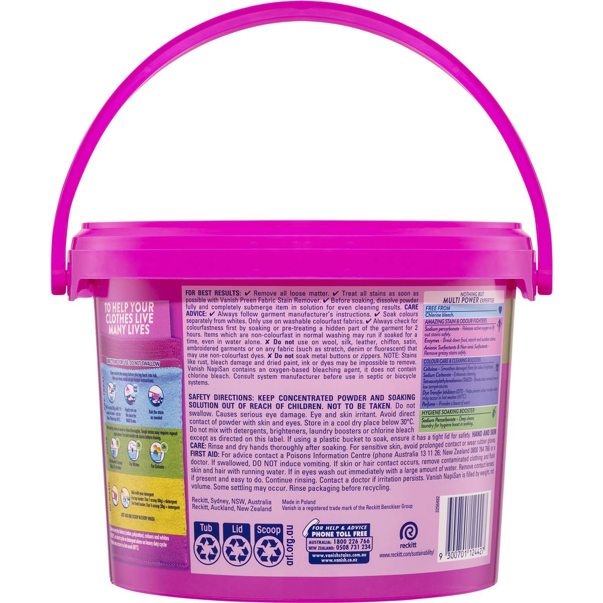 Vanish Gold Stain Remover Powder 3kg