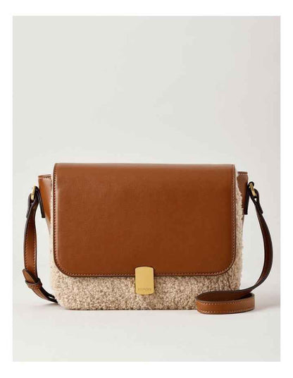 Imelda Crossbody Bag in Shearling