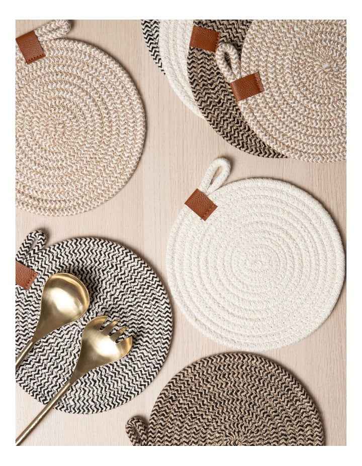 Nixon Trivet 2 Pack in Natural/Black