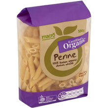 Macro Organic Penne Pasta 500g