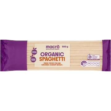 Macro Organic Spaghetti Pasta 500g