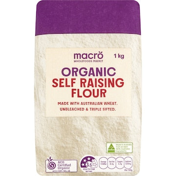 Macro Organic Self Raising Flour 1kg