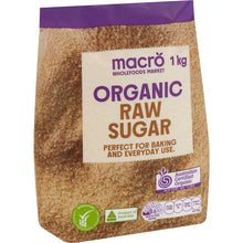 Macro Organic Raw Sugar Organic 1kg