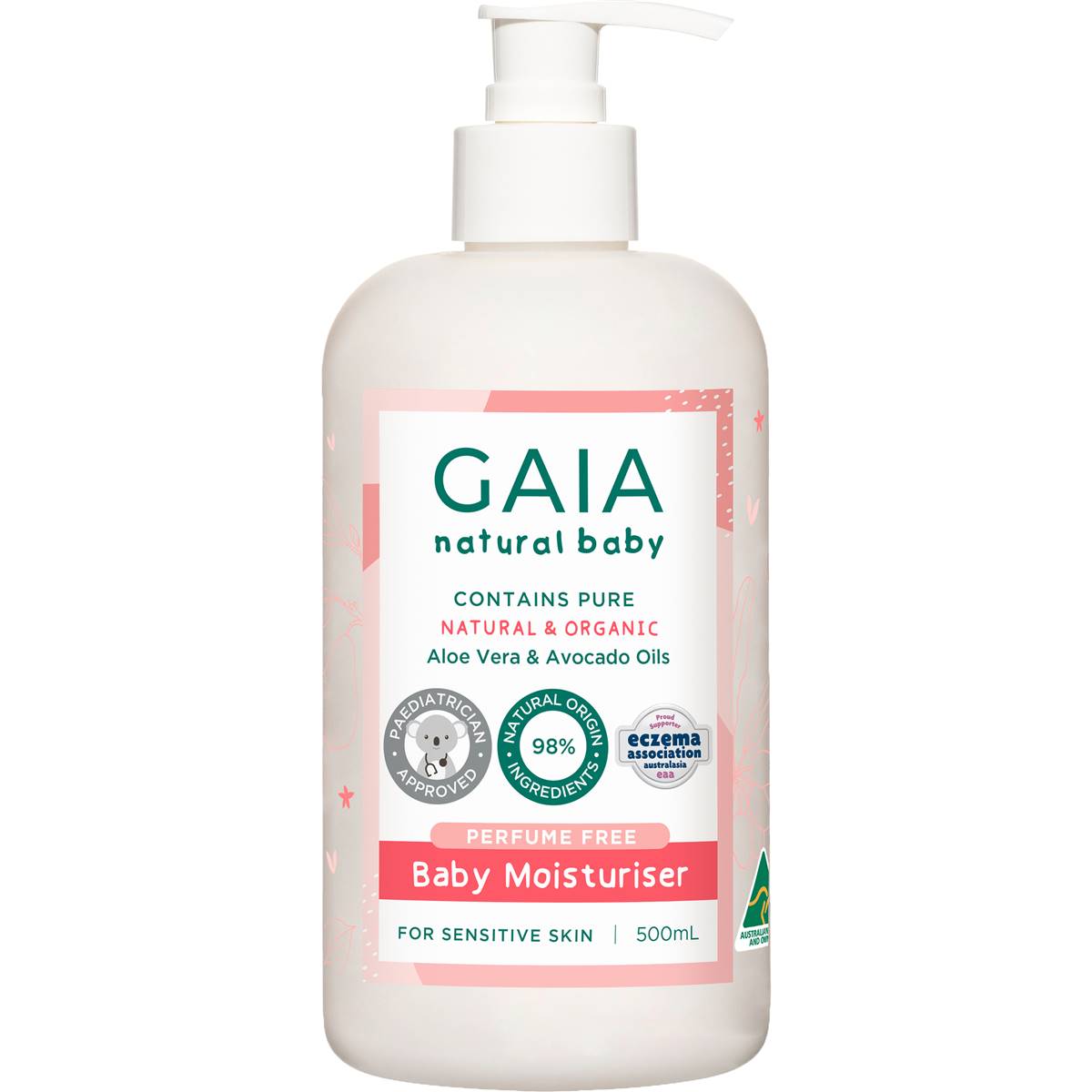 Gaia Natural Baby Moisturiser 500mL