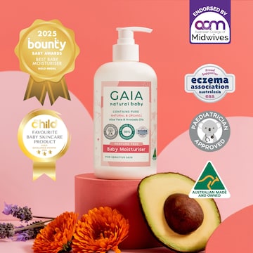 Gaia Natural Baby Moisturiser 500mL