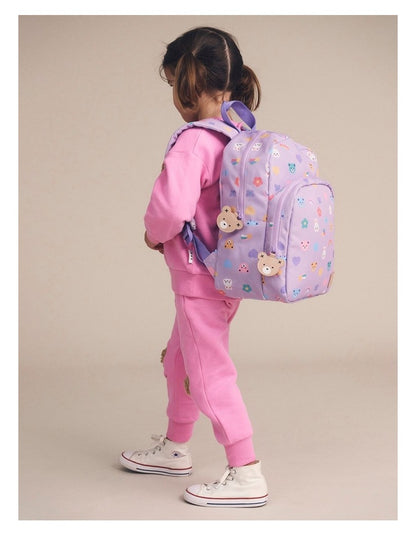 Fuschia Furry Huxbear Sweatshirt in Pink