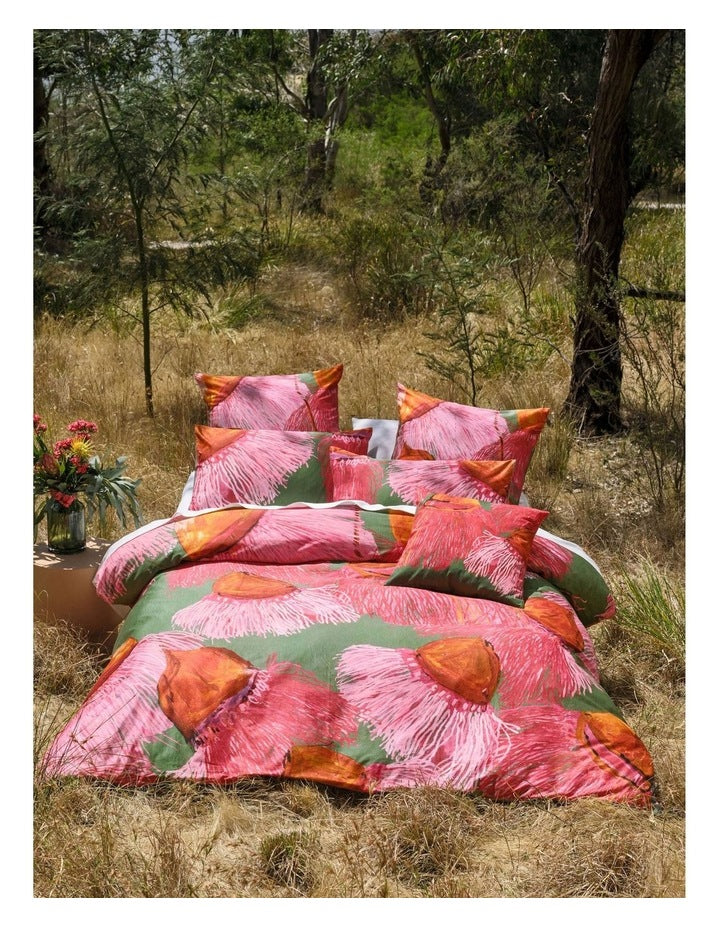 Magical Mop Top Quilt Cover Set in Green