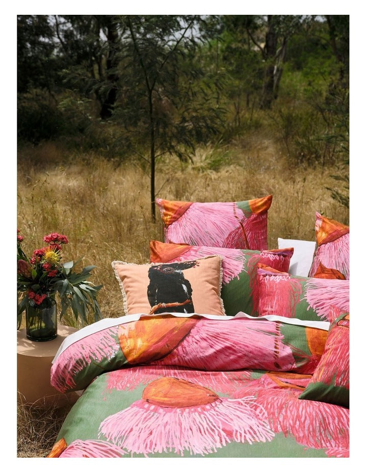 Magical Mop Top Quilt Cover Set in Green