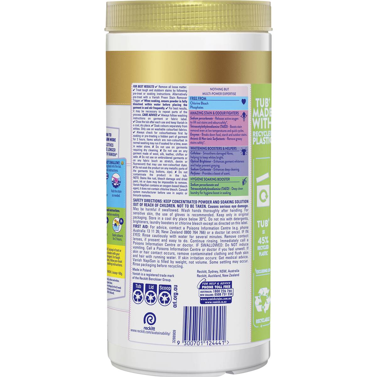 Vanish Gold White Stain Remover 2kg