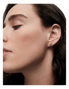 Fog Stud Earrings in Gold