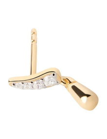 Kira Stud Earrings in Gold