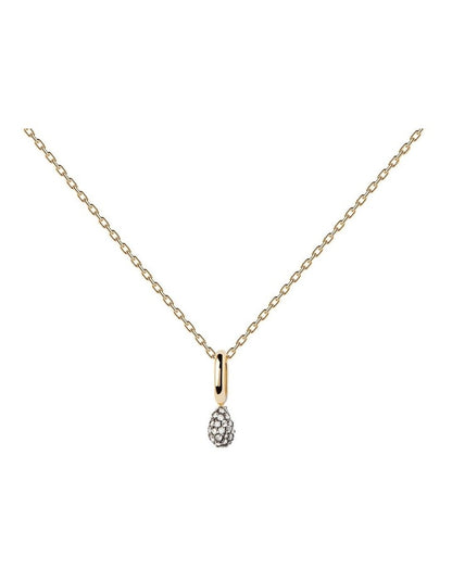 Pave Lava Necklace in Gold