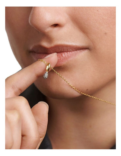 Pave Lava Necklace in Gold
