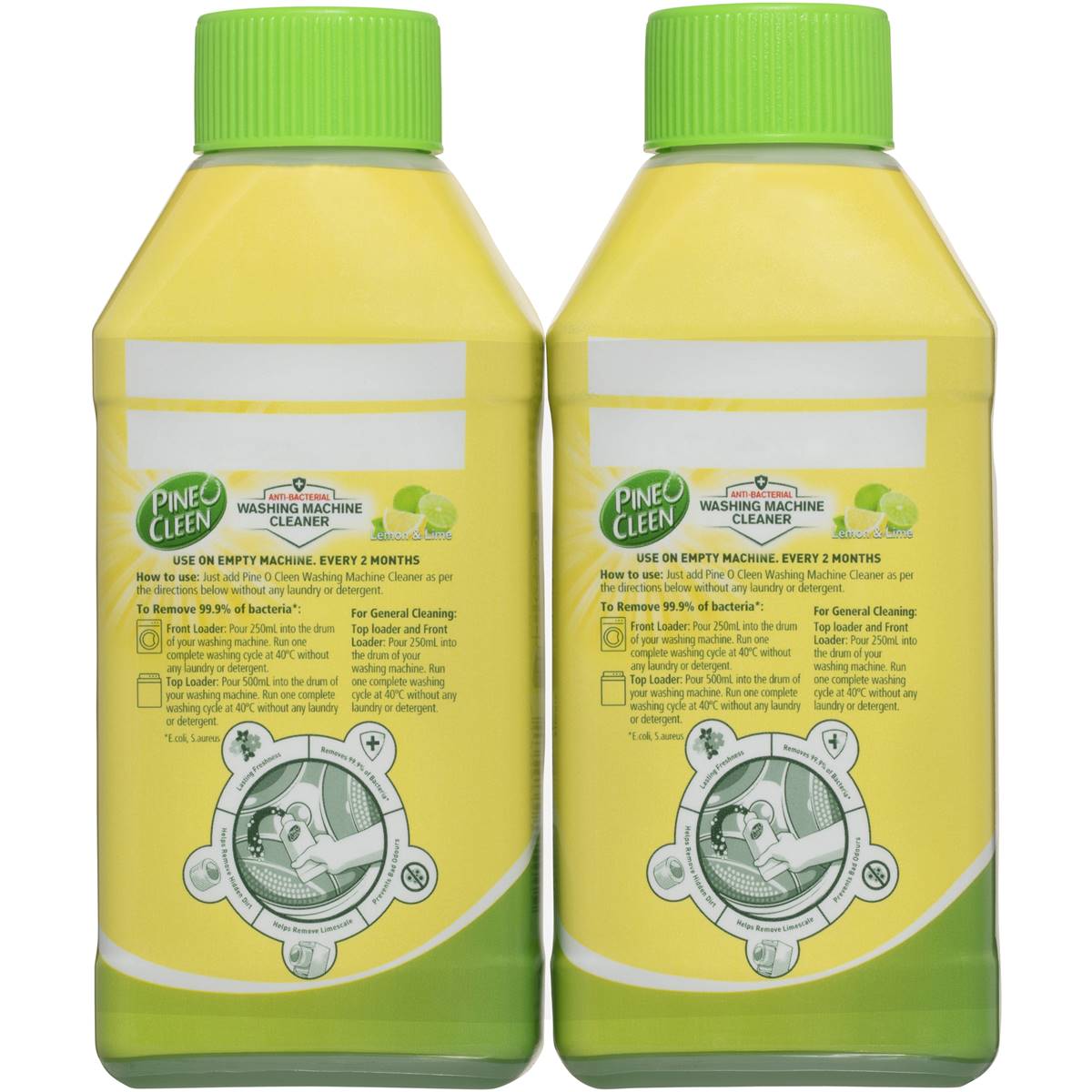 Pine O Cleen Washing Machine Cleaner Twin 250mL x 2 pack