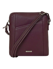 Luna Crossbody Bag in Wine
