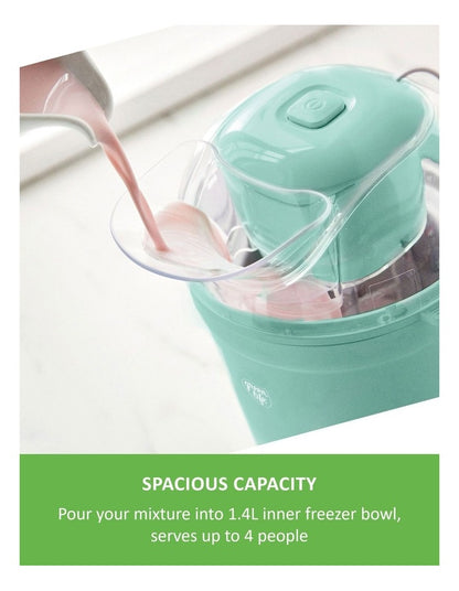 Ice Cream Maker Turquoise PFAS-free coating