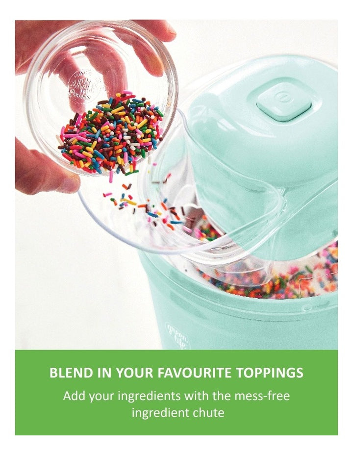 Ice Cream Maker Turquoise PFAS-free coating