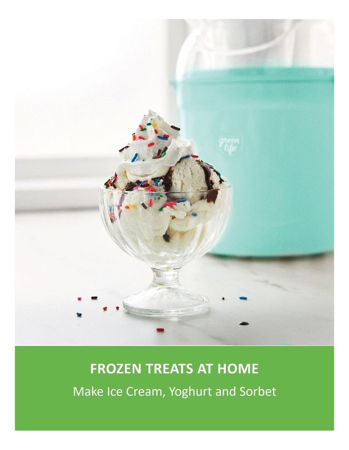 Ice Cream Maker Turquoise PFAS-free coating