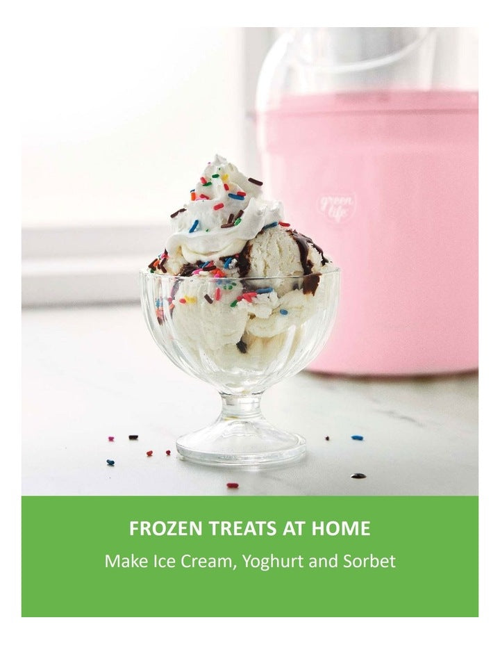Ice Cream Maker Pink PFAS-free coating