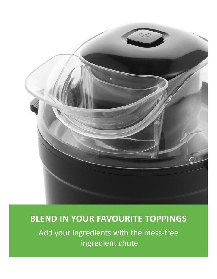 Ice Cream Maker Black PFAS-free coating