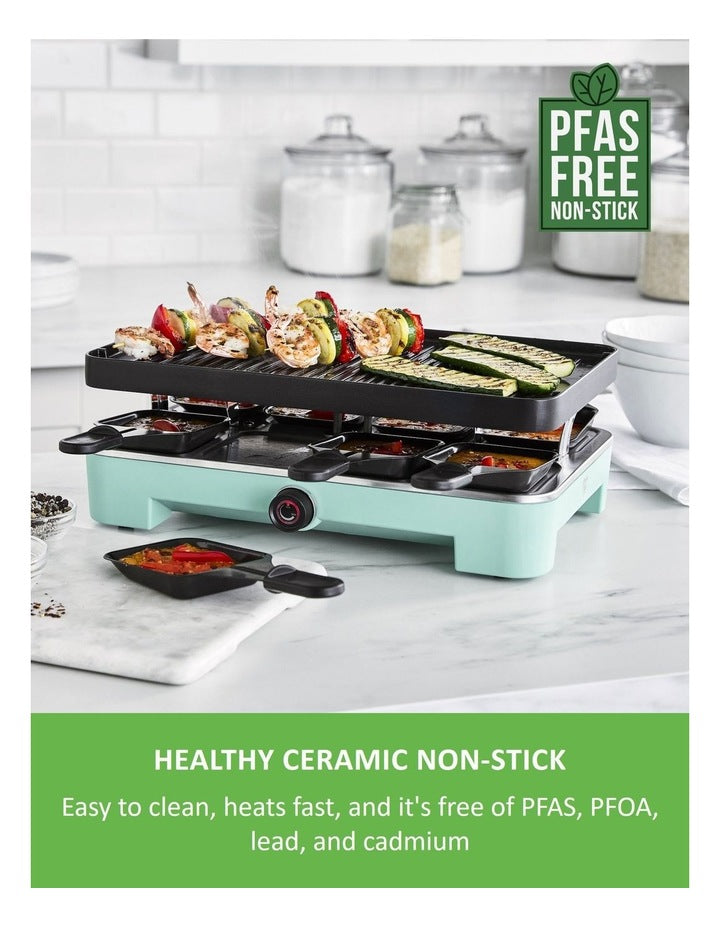 Family Fun Grill Turquoise PFAS-free coating