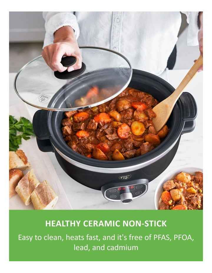 Slow Cooker Duo CC009511-001 in Black