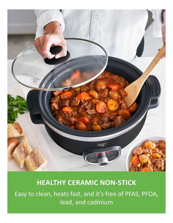 Healthy Slow Cooker Duo in Black