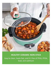 Slow Cooker Duo Turquoise CC009512-001 in Turquoise