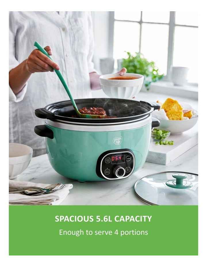 Slow Cooker Duo Turquoise CC009512-001 in Turquoise
