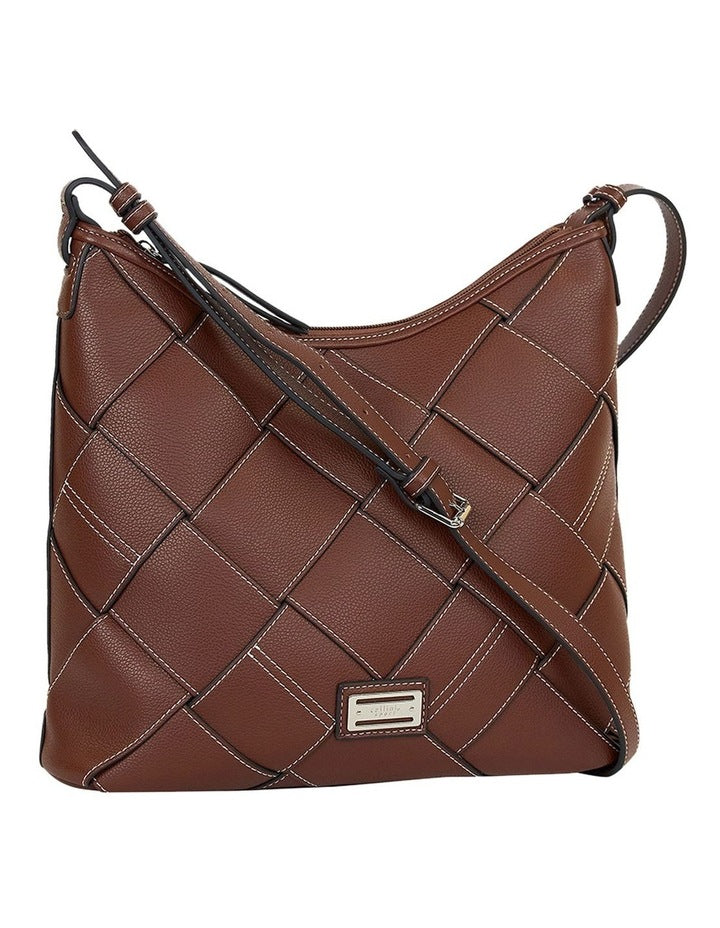Hallie Crossbody Bag in Tan