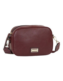 Wren Sts Crossbody in Merlot.