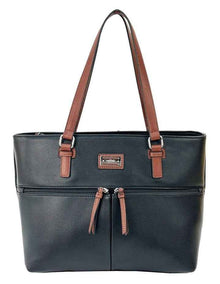 Edith Tote Bag in Black Multi