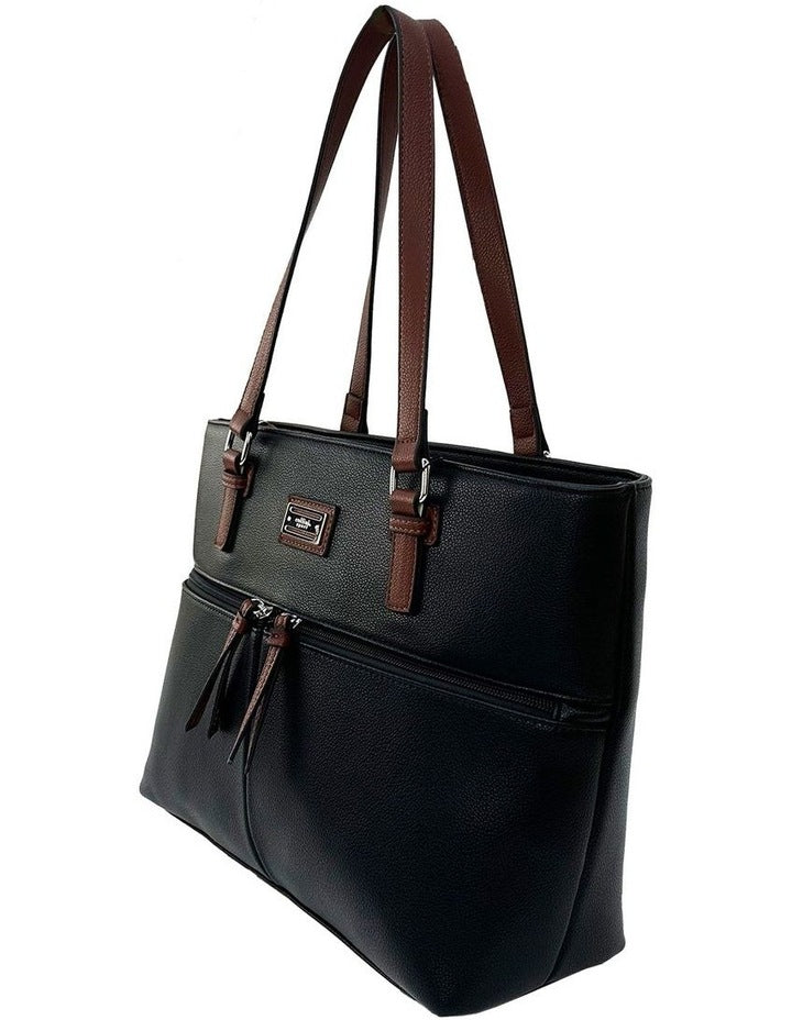 Edith Tote Bag in Black Multi