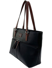 Edith Tote Bag in Black Multi