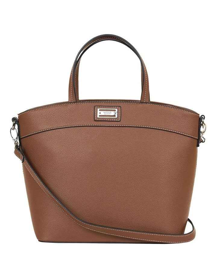 Carmen Satchel Bag in Tan