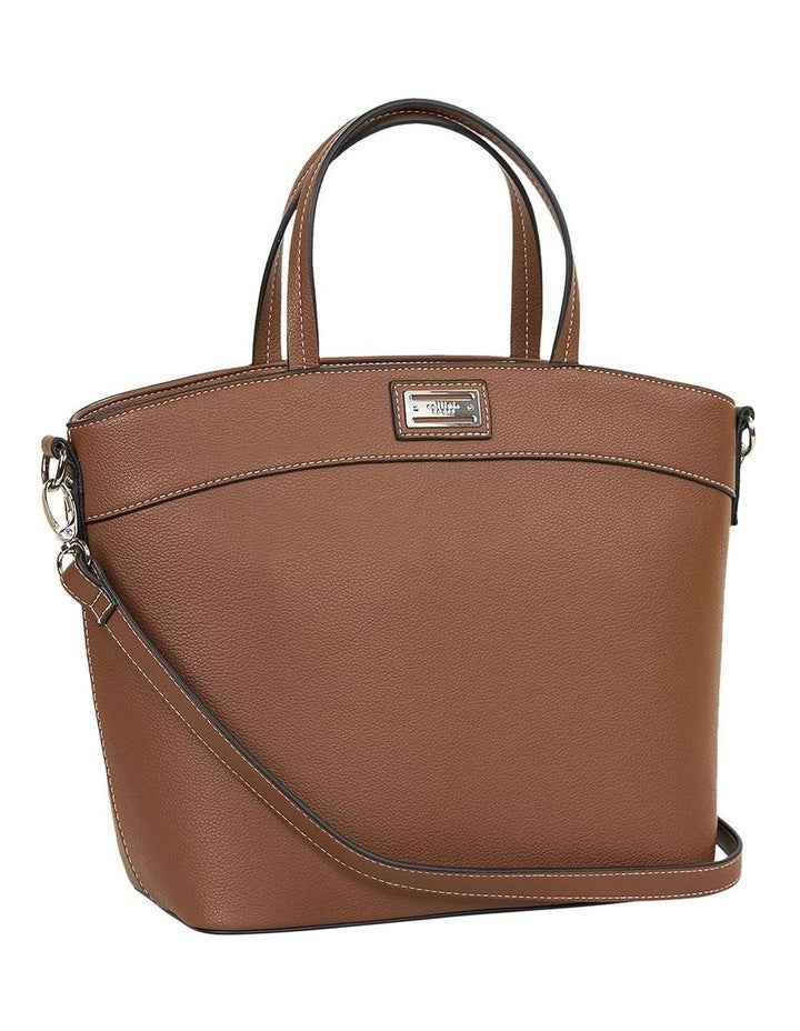 Carmen Satchel Bag in Tan